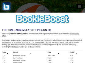 'bookieboost.com' screenshot