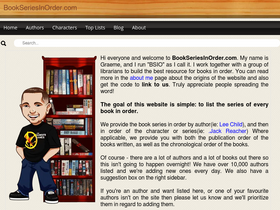 'bookseriesinorder.com' screenshot