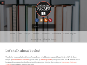 'bookseriesrecaps.com' screenshot