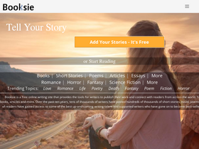 'booksie.com' screenshot