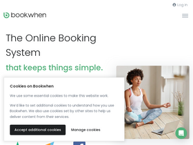 'bookwhen.com' screenshot