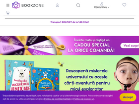 'bookzone.ro' screenshot