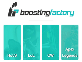 'boostingfactory.com' screenshot