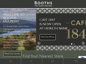 'booths.co.uk' screenshot