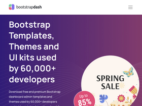 'bootstrapdash.com' screenshot
