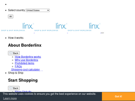 'borderlinx.com' screenshot