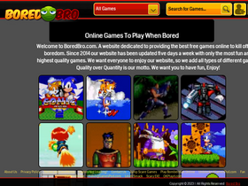 'boredbro.com' screenshot