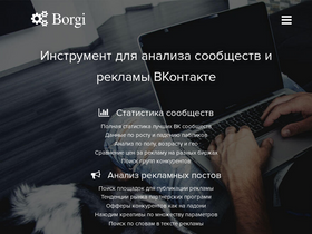 'borgi.ru' screenshot