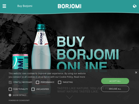 'borjomi.com' screenshot