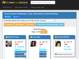 'bornglorious.com' screenshot