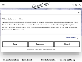 'borsalino.com' screenshot