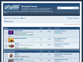 'bosanski-forum.com' screenshot