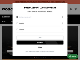 'boscolosport.com' screenshot