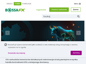 'bossafx.pl' screenshot