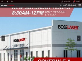 'bosslaser.com' screenshot