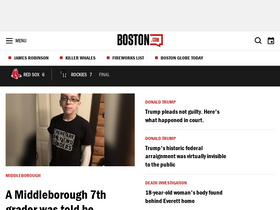 'boston.com' screenshot