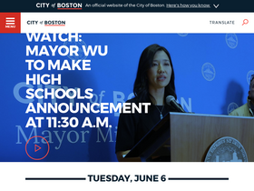 'boston.gov' screenshot