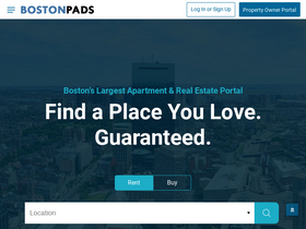 'bostonpads.com' screenshot