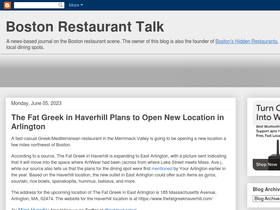 'bostonrestaurants.blogspot.com' screenshot