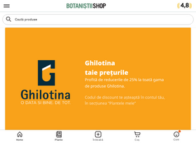 'botanistii.ro' screenshot