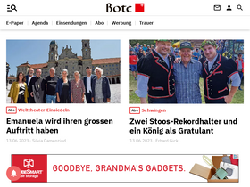 'bote.ch' screenshot
