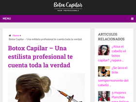 'botoxcapilar.org' screenshot