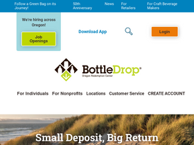 'bottledropcenters.com' screenshot