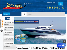 'bottompaintstore.com' screenshot