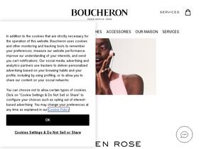 'boucheron.com' screenshot
