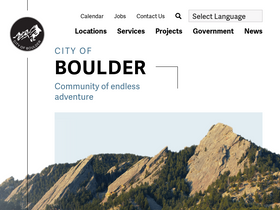 'bouldercolorado.gov' screenshot