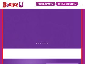 'bounceu.com' screenshot