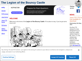 'bouncycastle.org' screenshot