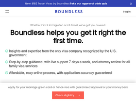 'boundless.com' screenshot