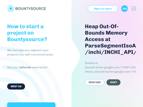 'bountysource.com' screenshot