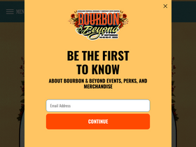 'bourbonandbeyond.com' screenshot