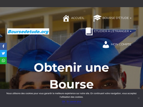 'boursedetude.org' screenshot