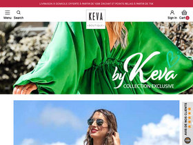 'boutiquekeva.com' screenshot