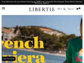 'boutiquelibertie.com' screenshot