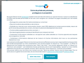 'bouyguestelecom.fr' screenshot