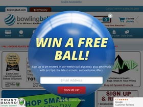 'bowlingball.com' screenshot