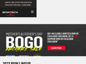 'bowtecharchery.com' screenshot
