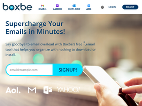 'boxbe.com' screenshot