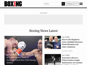 'boxingnewsonline.net' screenshot