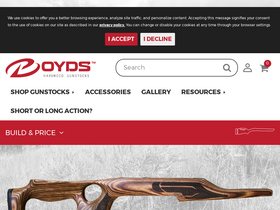 'boydsgunstocks.com' screenshot