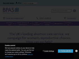 'bpas.org' screenshot