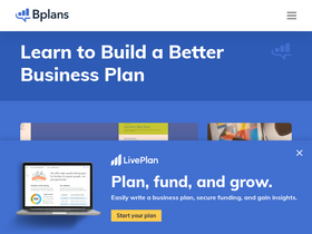 'bplans.com' screenshot