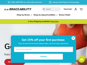 'braceability.com' screenshot
