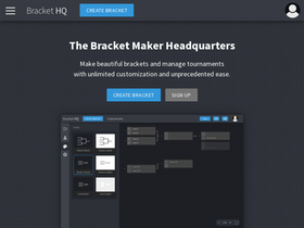 'brackethq.com' screenshot