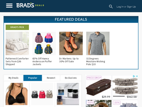 'bradsdeals.com' screenshot