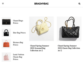 'bragmybag.com' screenshot